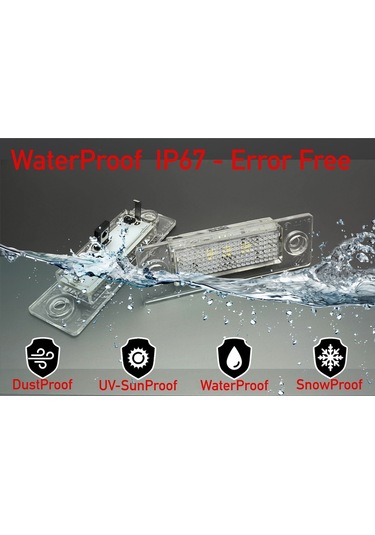 Skoda Superb 1 Limousine Sedan 2001-2008 Canbus Led Plaka Aydınlatma Ledi Lambası