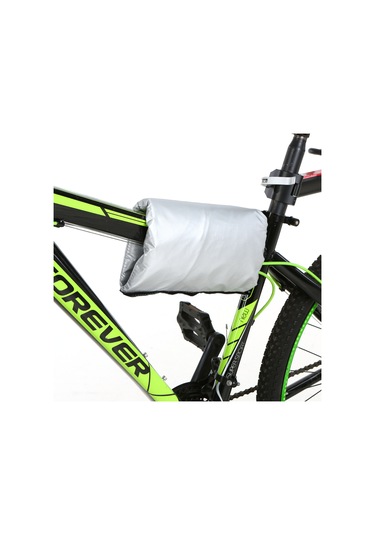 Jeemson Gümüş Kaplama Dayanıklı Bisiklet Örtüsü - Yağmur Ve Toza Karşı Koruma, S Boy Siyah - Gümüş