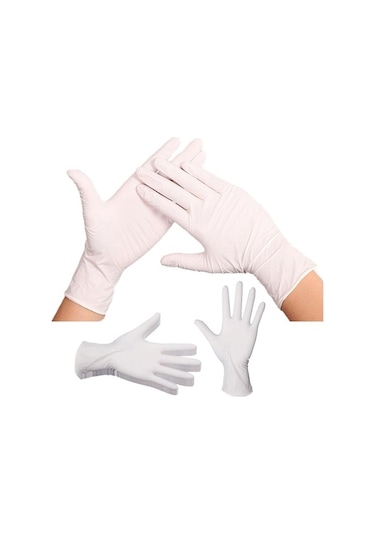 Trendooze Suntek 10 Adet Güçlü Nitril Eldiven, Evcil Hayvan Bakım İçin Pudrasız