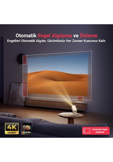 Vankyo Aurzen Boom Air Android Google TV 4K Destekli Projeksiyon Cihazı