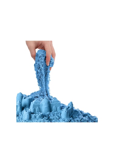03691 Dede. Aksesuarlı Mavi Kinetik Oyun Kumu 1000 Gr