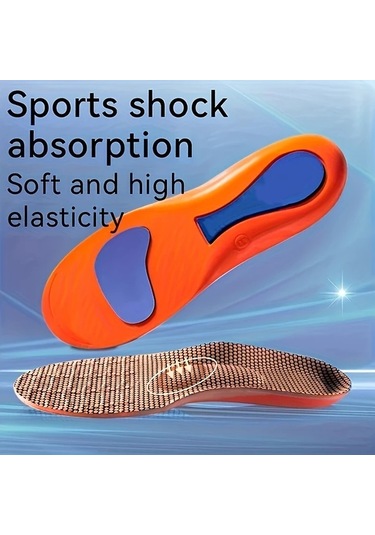 Willowhaven Mavi Turuncu Eu41-42 Spor İçlik Tam Taban Jel Teknolojisi Koşu Basketbol Futbol