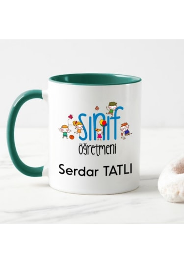 Kişiye Özel Erkek Sınıf Öğretmeni Kupa Bardak Ha10