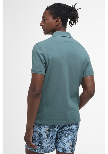 Barbour Tartan Pique Polo Yaka Te31 Vintage Teal Te31 Vintage Teal Çok Renkli