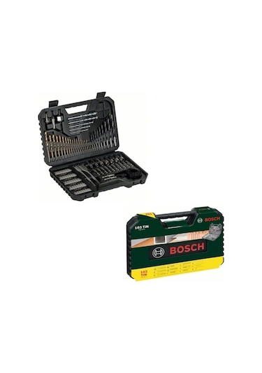 Bosch V-Line 103 Parça Matkap ve Vidalama Karışık Aksesuar Seti - 2607017367