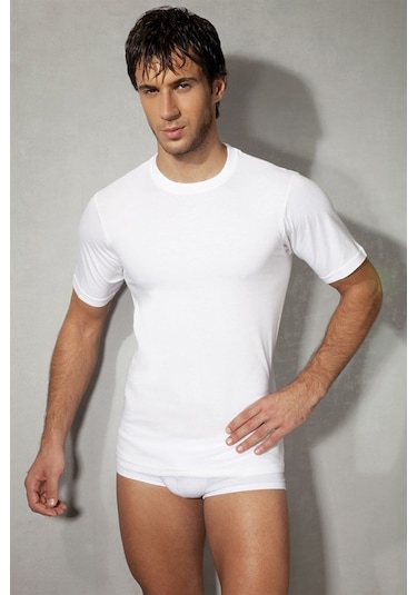 Doreanse Erkek Pamuklu Yuvarlak Yaka Kısa Kol T Shirt 2505
