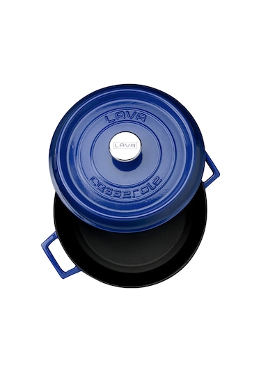 Lava Döküm Yuvarlak Tencere Trendy Çap 28Cm