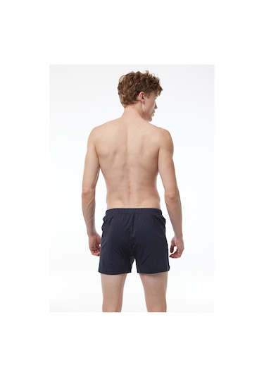 Malabadi Erkek Siyah Gri Füme 3 Lü Paket Geniş Kalıp Büyük Beden Boxer %100 Pamuk Battal Boy 3m024 Siyah-gri-füme