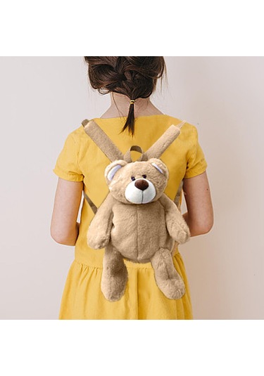 Suntek Kadınlar Üniversite Öğrencisi Için Peluş Hayvan Ayı Haki