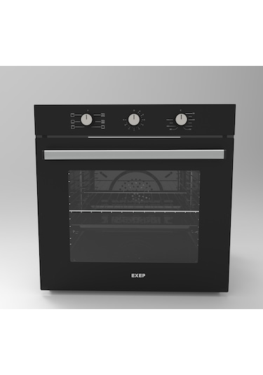 Exep Eco Line EF-240 - EO-320 - ED-401 Siyah Ankastre Set