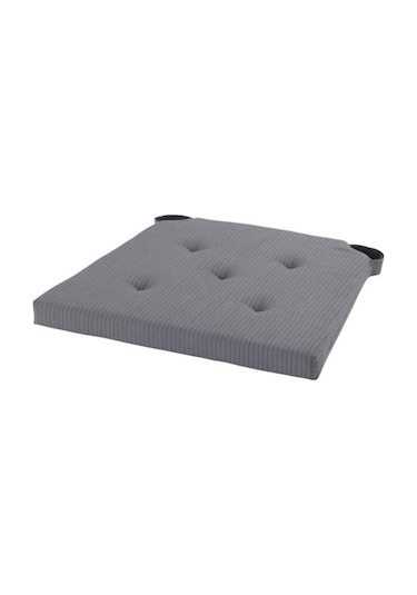 Sumuhome Ikea Justına 35/42X40 Cm Sandalye Minderi Gri