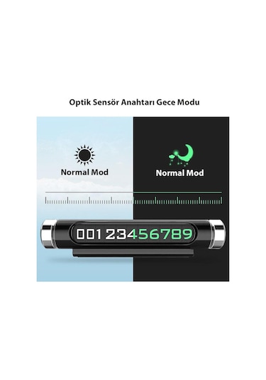 Dailytech Araba Araç Park Numaratör Telefon Numarası Yazma