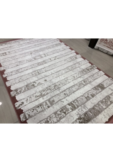 Dinarsu Halı Tarz 150X233 Ta003-065 Krem Pembe Vizon 4 M2 Halı !