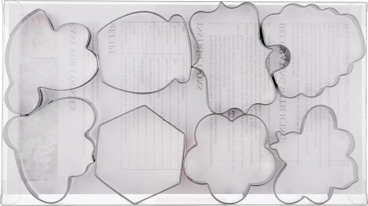 Yaleker 8'li Arı Temalı Çerez Kalıbı Seti - Arı, Bal Dolabı, Çiçek Ve Bal Örgüsü Şekilleri İle Gelişmiş Pastacılık Eğlencesi Sarı