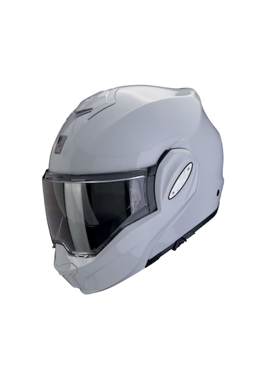 Scorpion Exo-tech Evo Pro Çene Açılabilir Motosiklet Kaskı Açık Gri Açık Gri