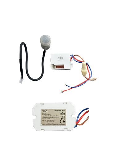 Dita Pa36006 Mini Kızılötesi / Pır Sıva Altı 360 Varlık Sensörü
