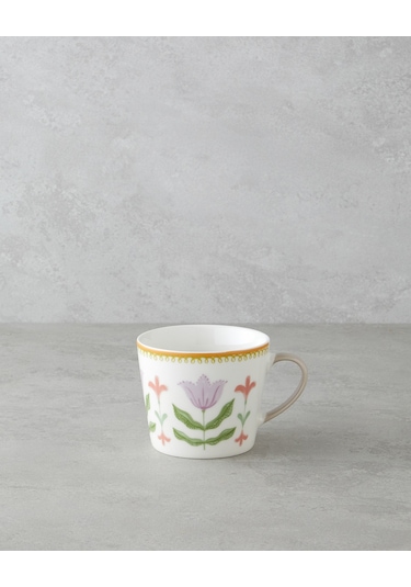 English Home Floral Garden New Bone China Kupa 450 Ml Renkli Çok Renkli
