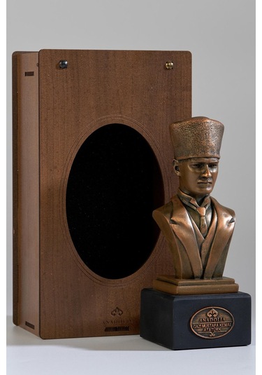 Mustafa Kemal Atatürk Mermerit Büst Heykel