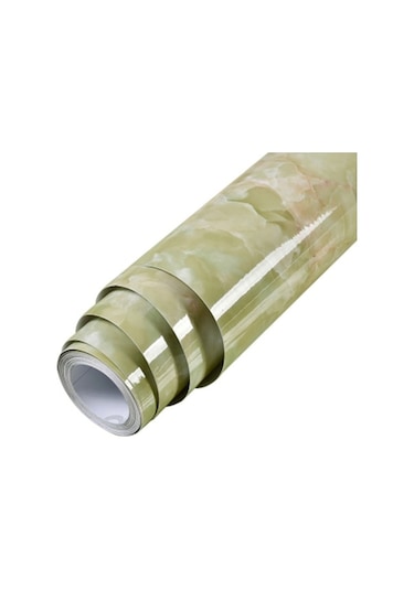 Opulentliving 5m Su Yalıtımlı Kendinden Yapışkanlı Mermer Desenli Duvar Kağıdı - Mutfak, Banyo, Oturma Odası İçin