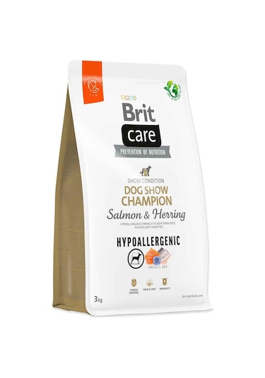 Brit Care Dog Show Hypoallergenic Somonlu Yetişkin Köpek Maması 3 KG