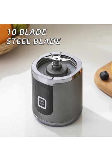 Besthome1 Yeni 16.91 Oz Taşınabilir Şarjlı Blender, Smoothie Ve Meyve Suları İçin Usb-c Şarjlı Beyaz Beyaz