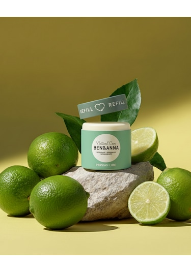 Ben & Anna Persian Lime Refill Set Kutu Deostick + Yedek Deostick Refill