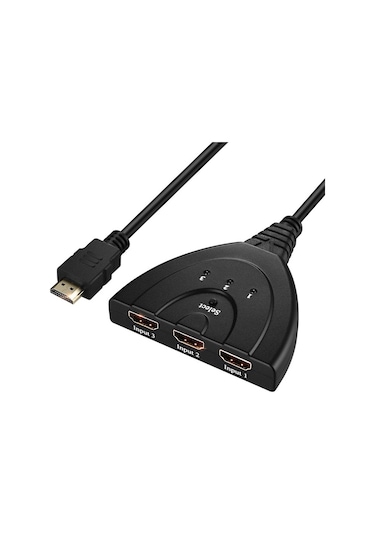 Hdmi Çoklayıcı Çoğaltıcı Switch 4586P 3 Giriş 1 Çıkış Çoklama Çok