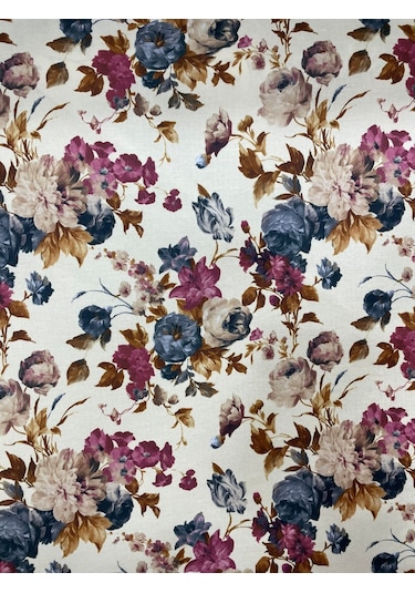 Enesar Home Çiçek Desenli Döşemelik Kumaş 06 Çiçekli Kumaş 100 x 140 cm