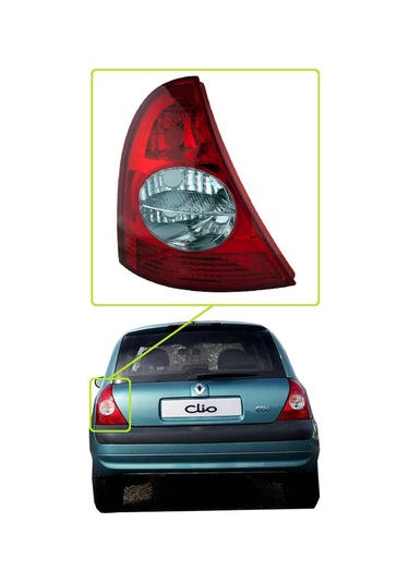 Renault Clio B Stop Lambası 2003-2005 Makyajlı Kasa Uyumlu Sol N11.13022