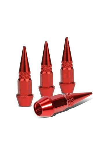 Alüminyum Sivri Sibop Kapağı Kırmızı 4& 39lü 45mm