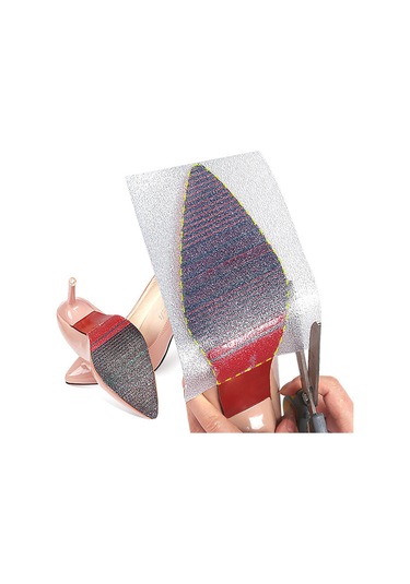 Homyl Taban Çıkartmaları Aksesuarlar Ayakkabı Kare Çubuğu Şeffaf 10x50cm