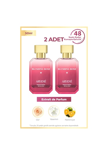 Aryene Blushing Rose Debut Kadın Parfüm 50 Ml 2 Adet Aromatik
