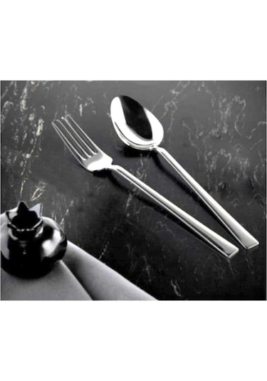 Falez Sadem 30 Parça Çatal Kaşık Takımı Gri