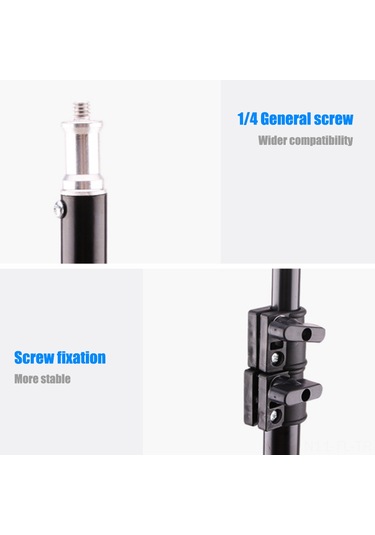 Lemestar 1600mm Çift Fonksiyonlu Telefon Ve Kamera Tripodu - 360 Döner Kafa, Kaymazsız Telefon Tutucu, Taşınabilir Depolama Çantası İle Aluminium Ally