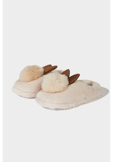 Defacto Kız Çocuk Düz Taban Panduf F1922a825wngr2 Gri