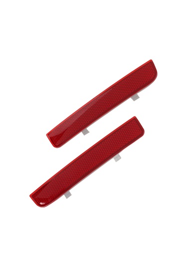 Reedark Arka Tampon Reflektör Lr006348 Lr006349 Xff000021 Xff000031 - Range Rover L322 2002-2012 Ve Freelander 2 L359 2006-2015 Uyumlu, Abs Malzeme, Güvenli Sürüş İçin Görünürlük Artırıcı
