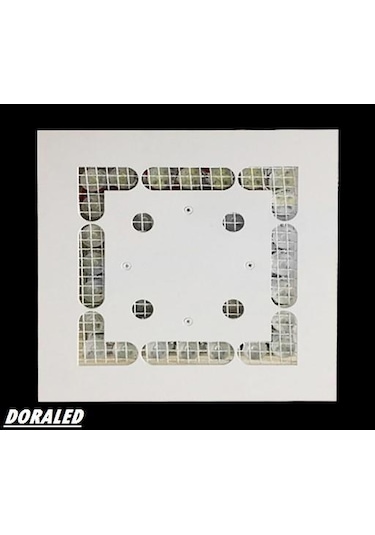 Animasyonlu Kuyumcu Aydınlatma Led Armatür Kare Natural Beyaz 4000-4500k Beyaz