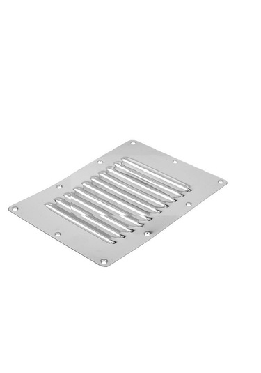 2 Adet Havalandırma Kapağı 10'lu Model 125x180 MM Paslanmaz Krom