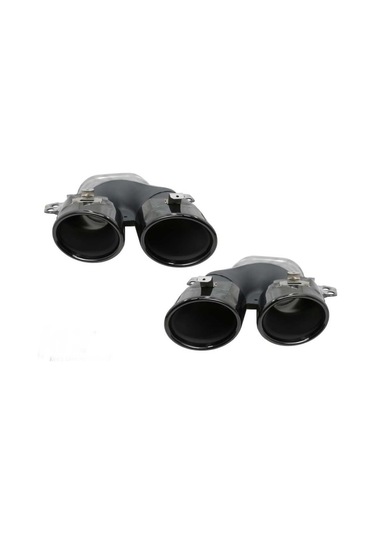 Mercedes Uyumlu Yedek Parça W205 Coupe İçin C43 Difüzör & Egzoz Seti Siyah Egzoz İle