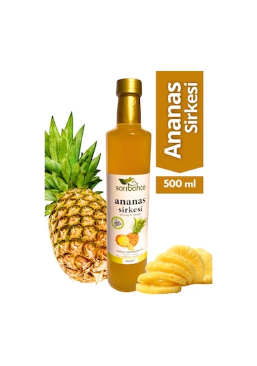 Ananas Sirkesi 500 Ml - Organik Doğal Fermantasyon
