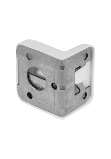 Mobilya Dolap Askı Elemanı Bağlantı Montaj Demiri Beyaz 10 Adet N11.7576