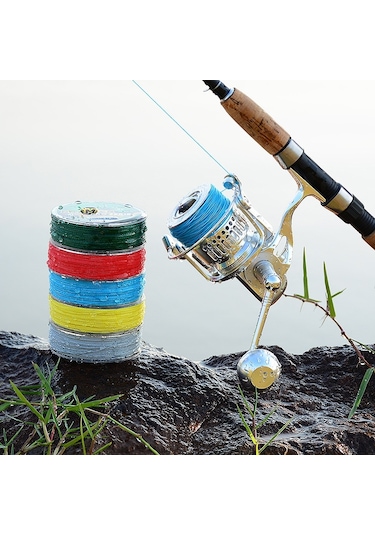 Sones 2 Adet Proberos 4 Düzenlenmiş 100m Güçlü At Olta Misinası, Misina Numarası: 2,5 / 30lb Kırmızı