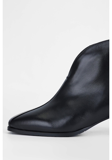 Tamer Tanca Kadın Hakiki Deri Siyah Deri Casual Bot 33 530 Bn Bot Sk22/23 Sıyah Dr Siyah