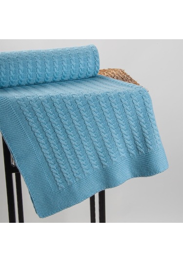 NAZİK HOME FUNNY MAVİ BEBEK BATTANİYESİ Mavi