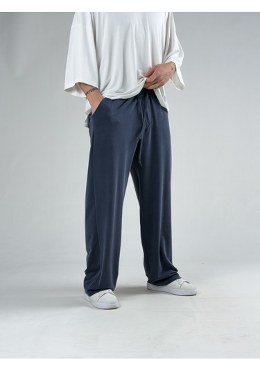 Cocopelli Rahat Kesim İndigo Erkek Baggy Pantolon Coc3142