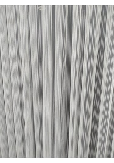 Tül Perde Çizgili Sade Ve Spor Dökümlü Pile Duruşuyla (307535162)