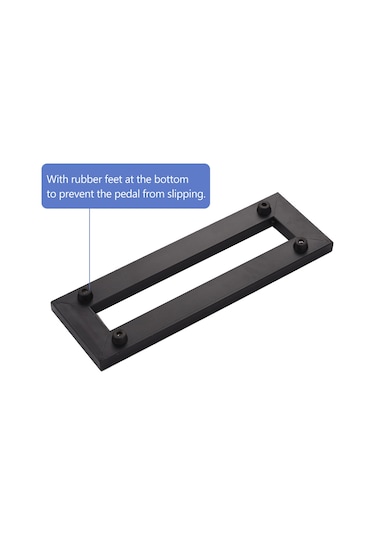 Yaozixa Gitar Pedalı Tahtası, Alüminyum Malzeme, Dayanıklı Ve Taşınabilir, Kaydırmayı Engelliyor, 110cm Velvek Bandı Ve Kablo Bağlayıcıları İle
