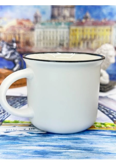 Bjorn Porselen Kupa, Saint Petersburg Hatırası 180 Ml 418368102 Beyaz
