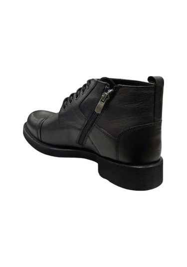 Burç 02549 Erkek Deri Bot Siyah