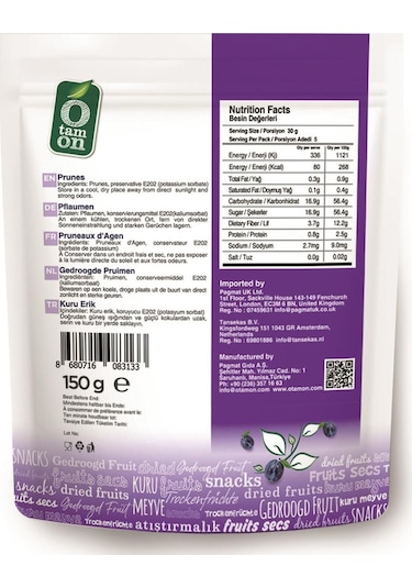 Otamon Kuru Erik 150 G